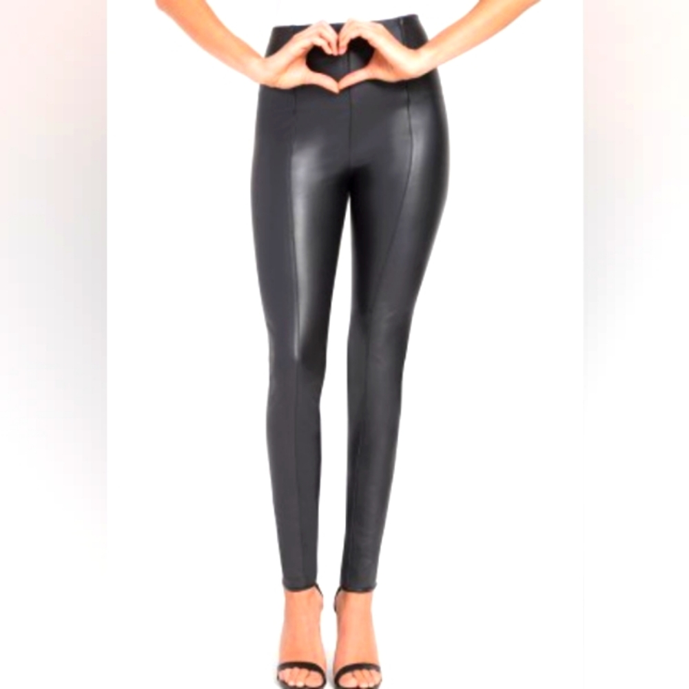 LYSSE vegan leather leggings, size XS